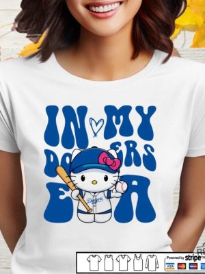 Hello Kitty In My Los Angeles Dodgers Era Shirt Hoodie Sweatshirt revetee 6