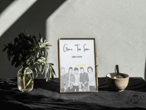 Liam Payne Memorial Print 1D Rest In Peace Fan Memorabilia Music Artist Commemorative Quotes Quote Gone Too Soon giftyzy 3