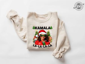 Kamala Harris Christmas Shirt Funny Holiday Sweater Political Hoodie 2024 Election Tshirt Xmas Sweatshirt Santa Gift giftyzy 2