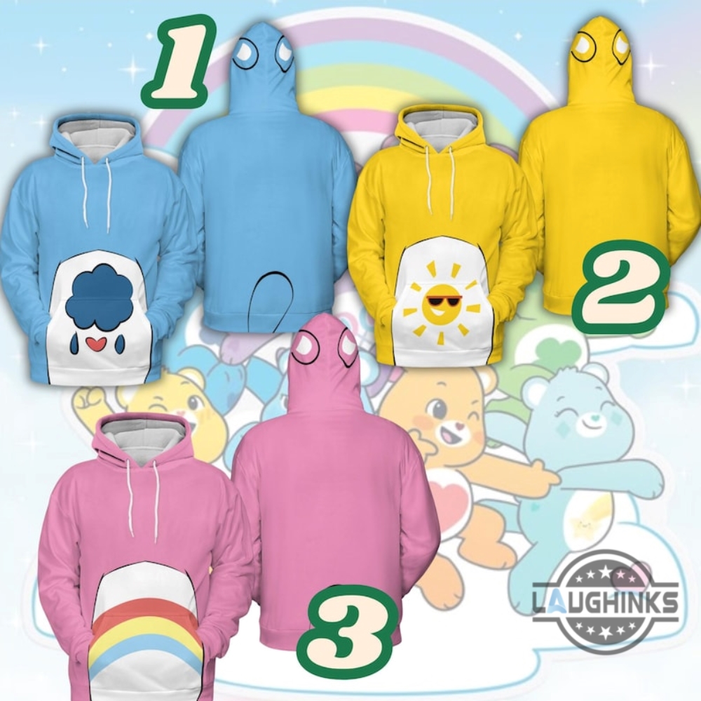 Grumpy Carebear Halloeen Costume Cosplay Symbolic Care Bears Matching Group T Shirt Sweatshirt Hoodie Bear Matching Best Friends Tee