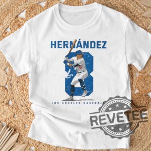 Number And Portrait Kike Hernandez Los Angeles Mlbpa T Shirt Kike Hernandez Shirt Hoodie Sweatshirt revetee 7