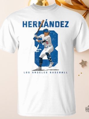 Number And Portrait Kike Hernandez Los Angeles Mlbpa T Shirt Kike Hernandez Shirt Hoodie Sweatshirt revetee 9