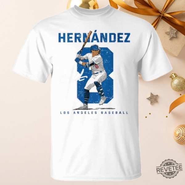 Number And Portrait Kike Hernandez Los Angeles Mlbpa T Shirt Kike Hernandez Shirt Hoodie Sweatshirt revetee 9