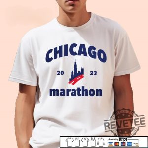 Chicago Marathon 2023 Finisher Shirt Chicago Marathon Finisher Shirt Hoodie Sweatshirt revetee 3