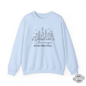 Chicago Finisher Marathon Sweatshirt Marathoner Gift Marathon Training Sweater Chicago Marathon Finisher Shirt revetee 2