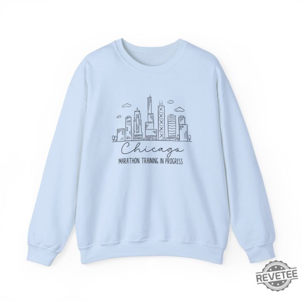 Chicago Finisher Marathon Sweatshirt Marathoner Gift Marathon Training Sweater Chicago Marathon Finisher Shirt revetee 2