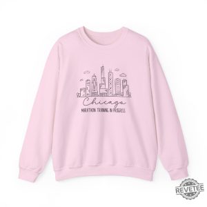 Chicago Finisher Marathon Sweatshirt Marathoner Gift Marathon Training Sweater Chicago Marathon Finisher Shirt revetee 3