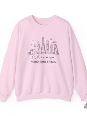 Chicago Finisher Marathon Sweatshirt Marathoner Gift Marathon Training Sweater Chicago Marathon Finisher Shirt revetee 3