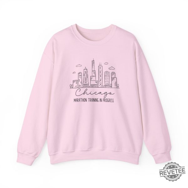 Chicago Finisher Marathon Sweatshirt Marathoner Gift Marathon Training Sweater Chicago Marathon Finisher Shirt revetee 3