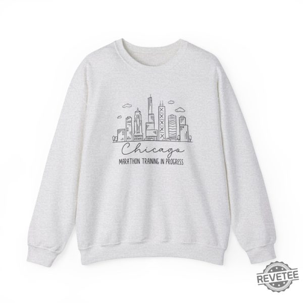 Chicago Finisher Marathon Sweatshirt Marathoner Gift Marathon Training Sweater Chicago Marathon Finisher Shirt revetee 6