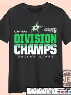 Dallas Stars 2024 Central Division Champions Hockey Shirt Dallas Stars Shirt Hoodie Sweatshirt revetee 3