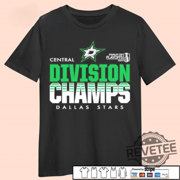 Dallas Stars 2024 Central Division Champions Hockey Shirt Dallas Stars Shirt Hoodie Sweatshirt revetee 3