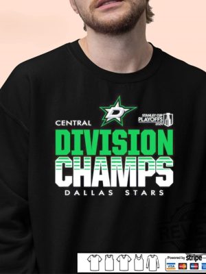 Dallas Stars 2024 Central Division Champions Hockey Shirt Dallas Stars Shirt Hoodie Sweatshirt revetee 4