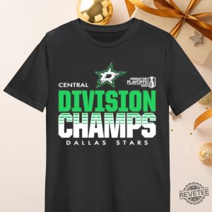 Dallas Stars 2024 Central Division Champions Hockey Shirt Dallas Stars Shirt Hoodie Sweatshirt revetee 5