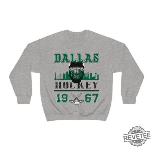 Vintage Dallas Hockey Sweatshirt Retro Dallas Hockey Crewneck Gift For Dallas Hockey Fan Dallas Stars Shirt Hoodie revetee 4