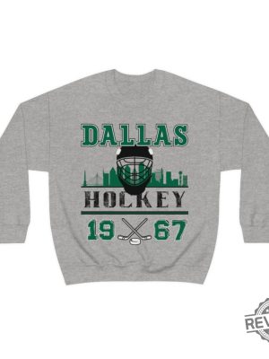 Vintage Dallas Hockey Sweatshirt Retro Dallas Hockey Crewneck Gift For Dallas Hockey Fan Dallas Stars Shirt Hoodie revetee 4