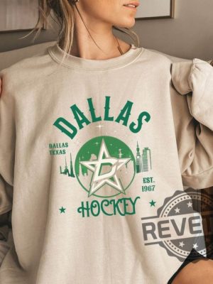 Limited Dallas Stars Hockey Nhl Sweatshirt Must Have Dallas Stars Shirt Short Sleeve Dallas Stars Shirt Hoodie revetee 2