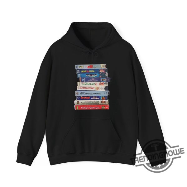 Retro Vhs Xmas Tapes Sweatshirt trendingnowe 3