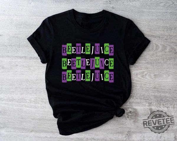 Beetlejuice Shirt Horror Movie Shirt Beetlejuice 1988 Tee Beetlejuice Halloween Shirt Gift For Halloween Hoodie revetee 1