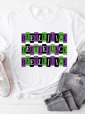 Beetlejuice Shirt Horror Movie Shirt Beetlejuice 1988 Tee Beetlejuice Halloween Shirt Gift For Halloween Hoodie revetee 2