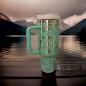 40oz stitch engraved stanley tumbler dupe disney lilo and stitch aloha stainless steel cup laughinks 3