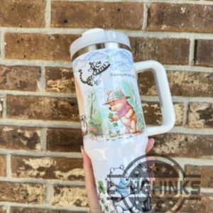 winnie the pooh stanley quencher 40oz tumbler dupe custom honey bear disney tumbler cup laughinks 4