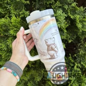 winnie the pooh stanley quencher 40oz tumbler dupe custom honey bear disney tumbler cup laughinks 7