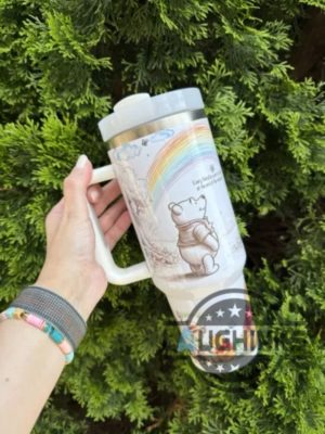 winnie the pooh stanley quencher 40oz tumbler dupe custom honey bear disney tumbler cup laughinks 7