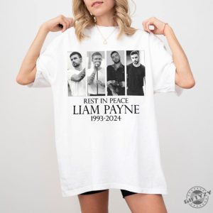 Liam Payne Tribute Shirt One Direction Music Band Sweatshirt 1D Thanks For Memories Hoodie In Memory Of Liam Payne Tshirt giftyzy 2