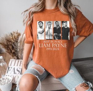 Liam Payne Tribute Shirt One Direction Music Band Sweatshirt 1D Thanks For Memories Hoodie In Memory Of Liam Payne Tshirt giftyzy 3