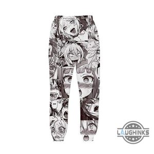 anime ahegao hoodie t shirt sweatshirt sweatpants hentai face funny all over printed shirts laughinks 1