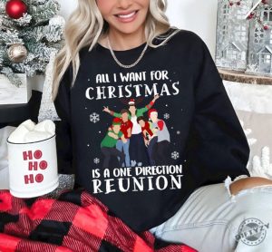 All I Want For Chritmas Is One Direction Reunion Tshirt 1D Christmas Merch Shirt One Direction Fan Xmas Gift giftyzy 4