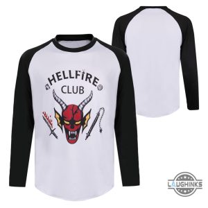 hellfire club costume stranger things season 4 hellfire club eddie munson shirt sweatshirt hoodie halloween movie cosplay gift for kid adult laughinks 4