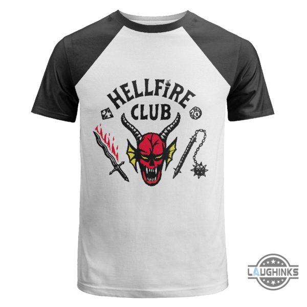 hellfire club costume stranger things season 4 hellfire club eddie munson shirt sweatshirt hoodie halloween movie cosplay gift for kid adult laughinks 7