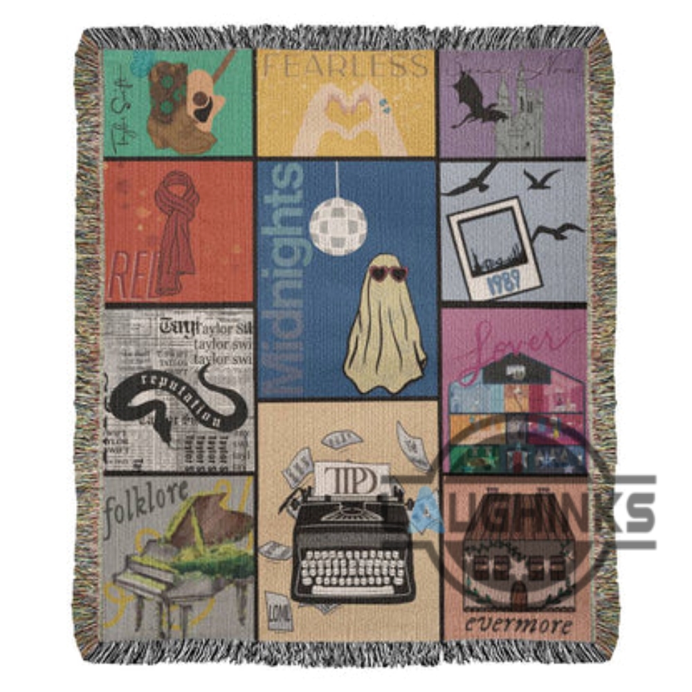 Taylor Swift Eras Tour Woven Blanket