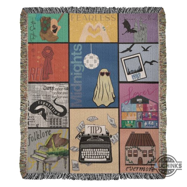 taylor swift eras tour woven blanket