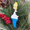 Homer Bush Wooden Ornament trendingnowe 1