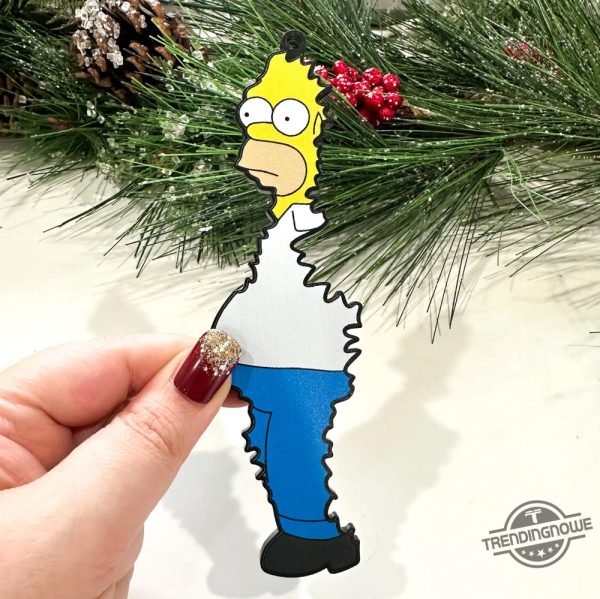 Homer Bush Wooden Ornament trendingnowe 2