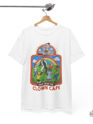 Creepy Terrifier Children Tee Art Clown Cafe Horror Movie Unisex Halloween Gift T Shirt Hoodie Sweatshirt revetee 3