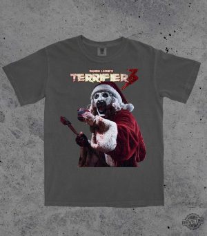 Terrifier 3 T Shirt Art The Clown Horror Shirt Halloween Art The Clown Shirt Hoodie Sweatshirt revetee 2