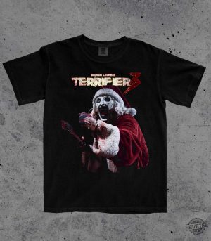 Terrifier 3 T Shirt Art The Clown Horror Shirt Halloween Art The Clown Shirt Hoodie Sweatshirt revetee 3