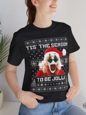 Terrifier Art The Clown Unisex Christmas Shirt Horror Movie Merch Tshirt Art The Clown Shirt Hoodie Sweatshirt revetee 3