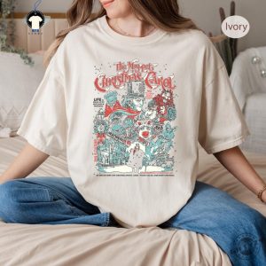 The Muppet Christmas Carol Shirt Kermit The Frog Gonzo Miss Piggy Xmas Movie Tshirt Mickeys Very Merry Christmas Party 2024 Gift giftyzy 2