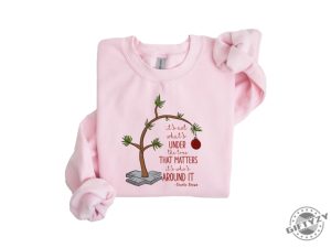 Charlie Brown Christmas Tree Sweatshirt Holiday Graphic Tee Cozy Winter Shirt Vintage Christmas Design Hoodie Festive Quote Apparel giftyzy 5