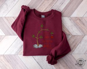 Charlie Brown Christmas Tree Sweatshirt Holiday Graphic Tee Cozy Winter Shirt Vintage Christmas Design Hoodie Festive Quote Apparel giftyzy 7