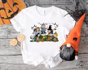 Spooky Halloween Movie Characters Shirt Halloween Gift Snoopy Fall Tshirt Halloween Peanuts Characters Sweatshirt Trick Or Treat Kids Tees giftyzy 3