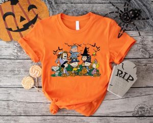 Spooky Halloween Movie Characters Shirt Halloween Gift Snoopy Fall Tshirt Halloween Peanuts Characters Sweatshirt Trick Or Treat Kids Tees giftyzy 4