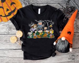 Spooky Halloween Movie Characters Shirt Halloween Gift Snoopy Fall Tshirt Halloween Peanuts Characters Sweatshirt Trick Or Treat Kids Tees giftyzy 5