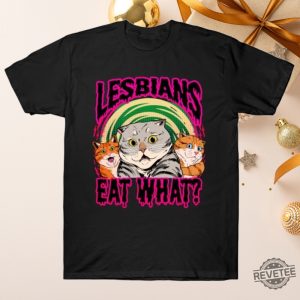 Lesbians Eat What T Shirt Lesbians Eat What T Shirt Hoodie Sweatshirt revetee 3