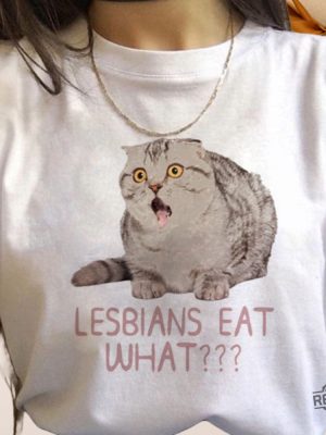 Lesbians Eat What T Shirt Lesbians Eat What T Shirt Hoodie Sweatshirt revetee 2 1